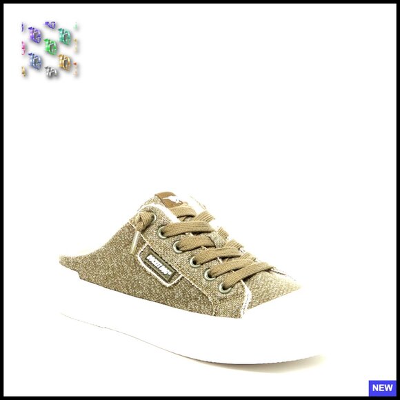 Shoes - Platform Mule Sneakers Comfort Jersey Urban Chic Retro Y2K Style